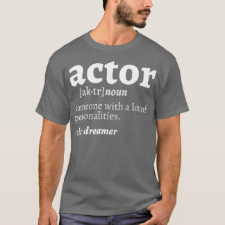 Camiseta Ator Musical e Teatro Diretor em Ação e Acto
