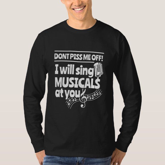 Camiseta Ator Vai Cantar Musicais Em Você (Frente)