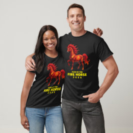 Camiseta Atordoamento do Ano Chinês do Cavalo de Fogo 2026
