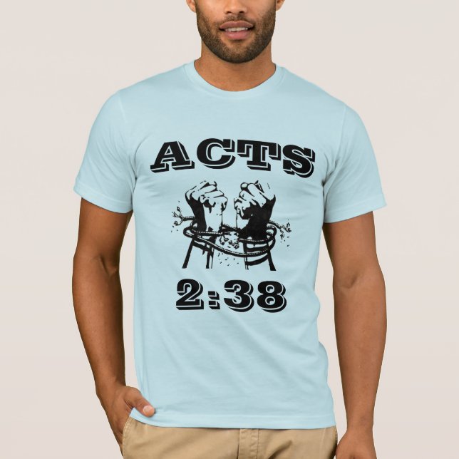 Camiseta atos 2:38 (Frente)