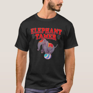 Camiseta Atos De Circo De Figurino De Elefante Tamer