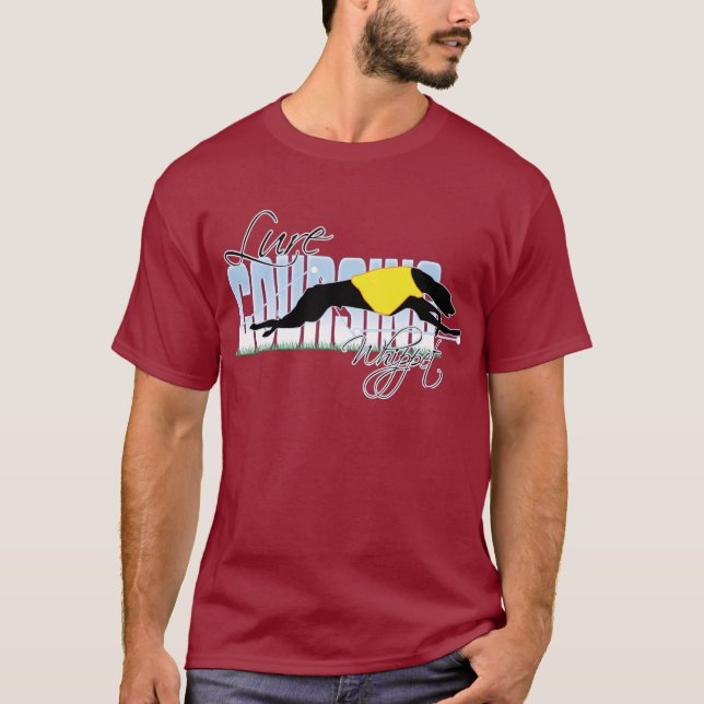 Camiseta Atração que percorre Whippet (Frente)