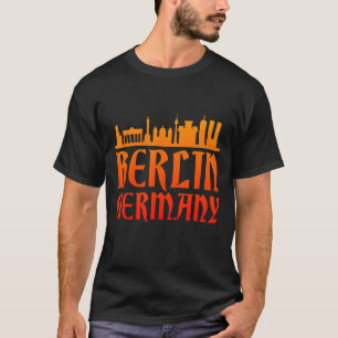 Camiseta Atrações Turísticas Construindo Cidade Europa Germ