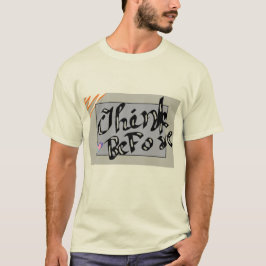 Camiseta atraente única para homens