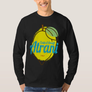 Camiseta Atrani Costa d'Amalfi Limão Itália Antigo Amalfi C