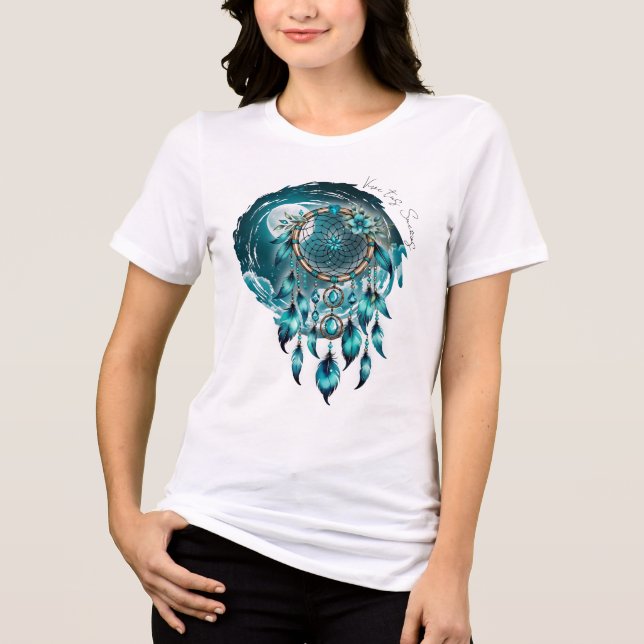 Camiseta Atrapasueños bajo la Luna Llena  (Frente)