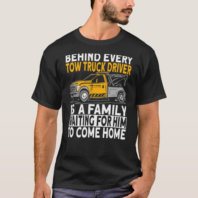 Camiseta Atrás de todos os condutores de reboque (Frente)