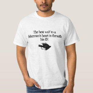 Camiseta Através de sua mosca
