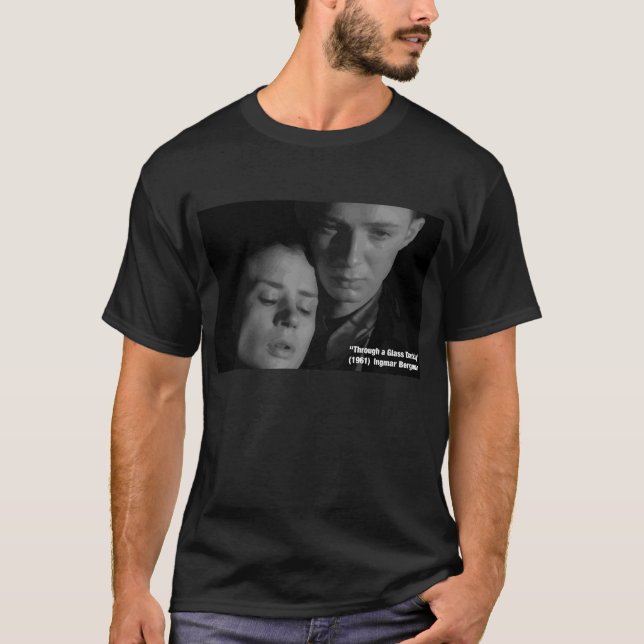 Camiseta "Através de um vidro escura" - Bergman Vectorized (Frente)