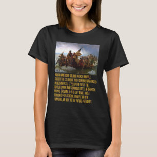 Camiseta Atravessando A Delaware História Negra Do Príncipe