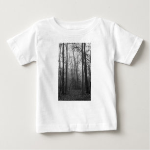Camiseta Atravessar A Escala De Cinza Da Floresta