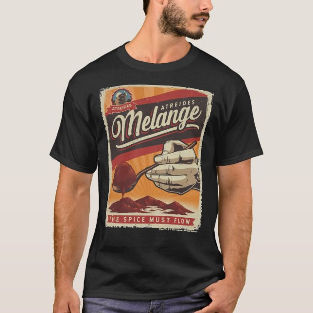 Camiseta Atreides Melange O Arroz Deve Fluir Clássico T-Shi (Frente)