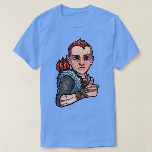 Camiseta Atreus Thumb para cima (Frente do Design)
