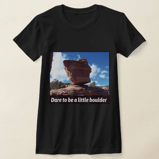 Camiseta Atreve-Se A Sofrer Um Pouco De Pedra De Pedra (Postura )