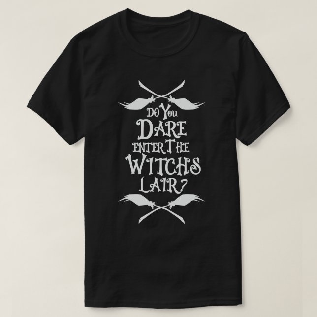 Camiseta Atreves-te a entrar no lago das bruxas? (Frente do Design)