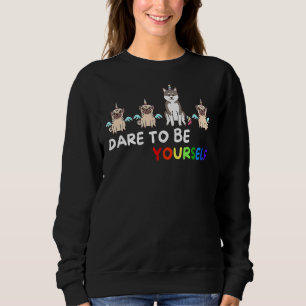 Camiseta Atrevo-Me A Ser Seu Cão Rouco Lgbt Orgulho Autis