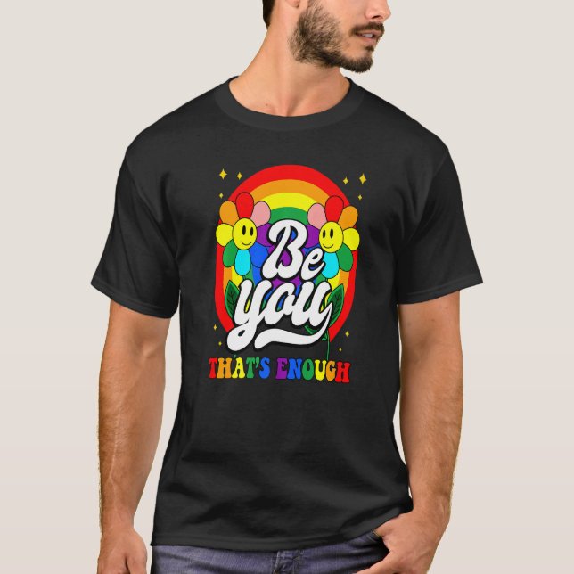 Camiseta Atrevo-me a ser tu próprio um Gay de inspiração po (Frente)