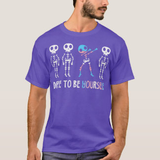 Camiseta Atrevo-me a ser você mesmo LGBTQ Orgulho Transgêne