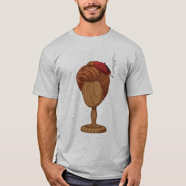 Camiseta Atriz amarga da Peruca Francesa (Frente)