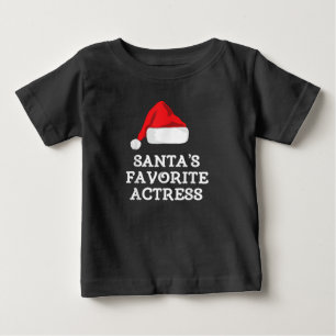 Camiseta Atriz favorita Atriz de Natal em exercício