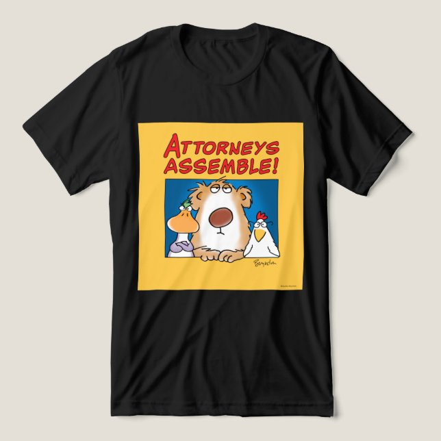 Camiseta ATTORNEYS ASSEMBLE Sandra Boynton (Design frontal)