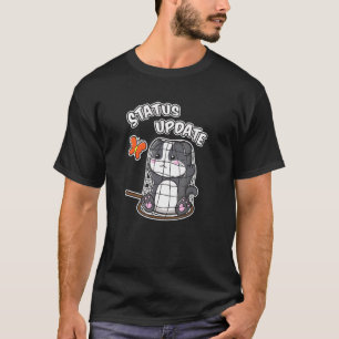 Camiseta Atualização de Status Gatinho Fofinho Gata Gatito