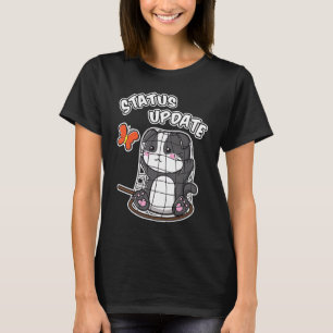 Camiseta Atualização de Status Gatinho Fofinho Gato Preso N