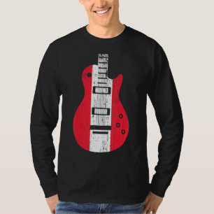 Camiseta Atualizador da Áustria de Sinalizador Guitar Vinta