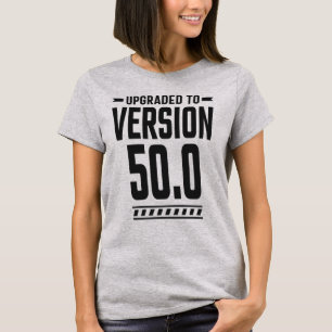 Camiseta Atualizar para a versão 50.0