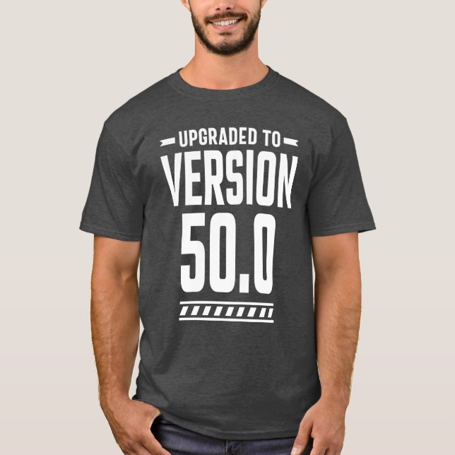Camiseta Atualizar para a versão 50.0 (Frente)