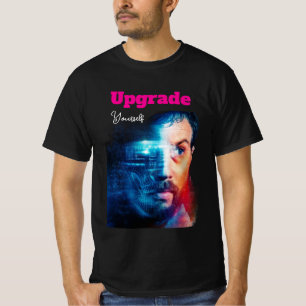Camiseta Atualize-se com a camisa-T de seus homens