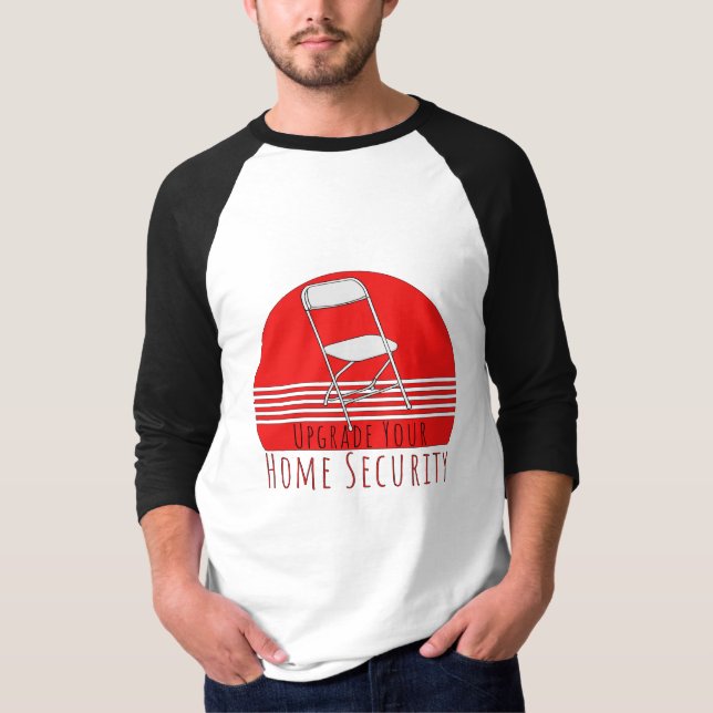 Camiseta Atualize sua segurança doméstica (Frente)