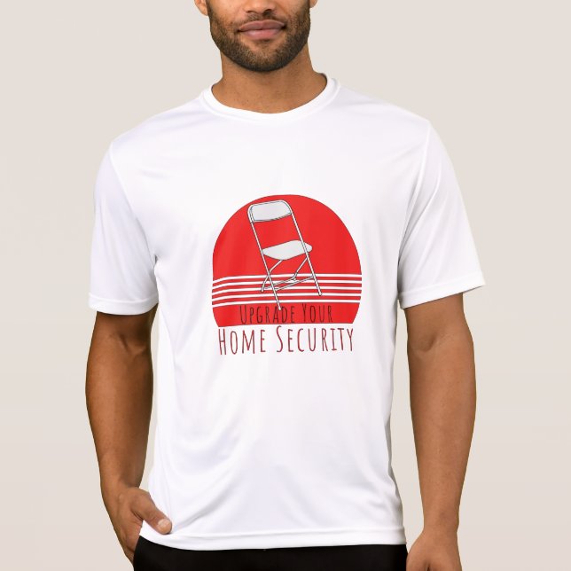 Camiseta Atualize sua segurança doméstica (Frente)