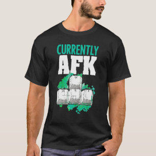 Camiseta Atualmente Afasta-Se Do Teclado Dizendo Computador