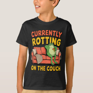 Camiseta Atualmente apodrecendo no sofá meme engraçado de s