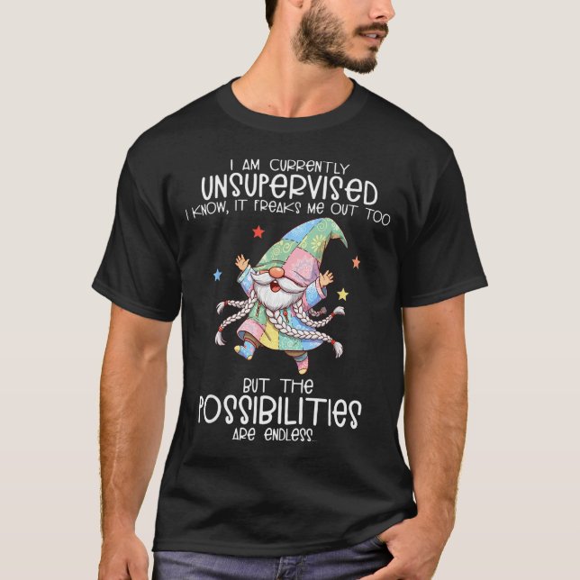 Camiseta Atualmente Não Estou Supervisionado Sei Que Isso M (Frente)