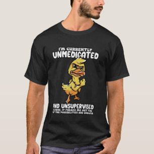 Camiseta Atualmente, Sarcasmo Sarcástico Não Sob Supervisão