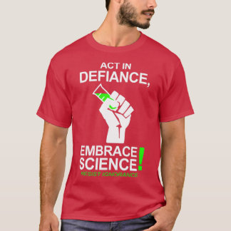 Camiseta Atuar em Defiance Embrace Science