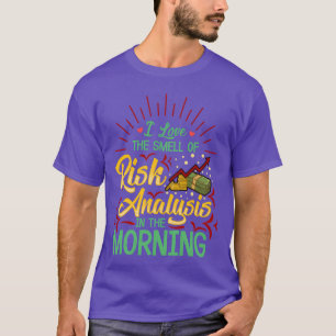 Camiseta Atuário Eu Amo Cheiro De Análise De Risco Em M vin