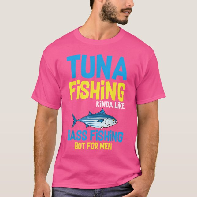 Camiseta Atum Barcos De Pesca Que Cavam Rod (Frente)
