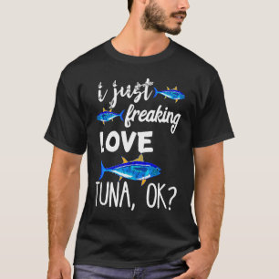 Camiseta Atum comida atum lata peixe predador pesca comida