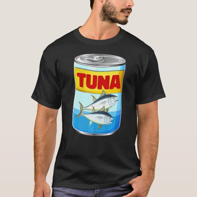 Camiseta Atum Enlatado Atum Rabo Azul Pesca Premium (Frente)