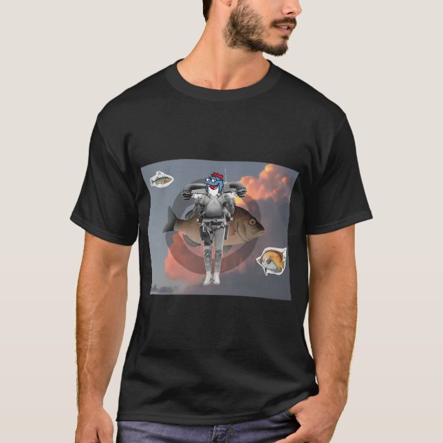 Camiseta Atum foguete (Frente)