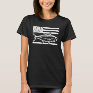 Camiseta Atum legal - Pavilhão Americano que pesca atum pes