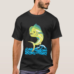 Camiseta Atum Mahi Mahi Peixes de Água Salgada Pescadores