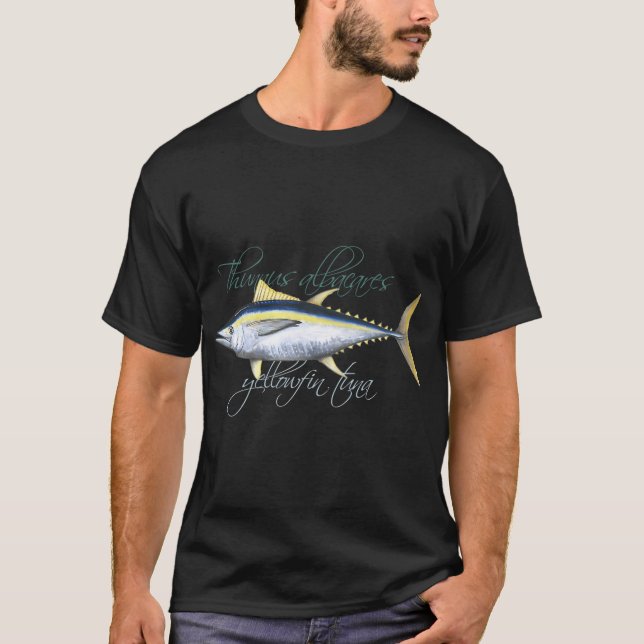 Camiseta Atum Rabo Amarelo Â· Thunnus albacares (Frente)