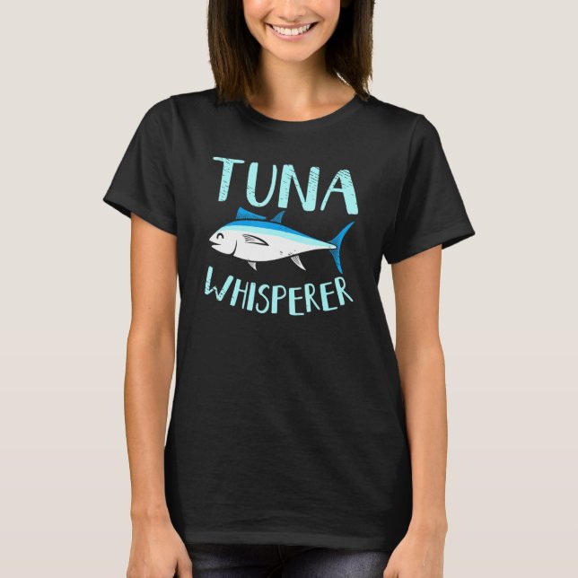 Camiseta Atum Whisperer Fish Angler Marisco Pescaria (Frente)