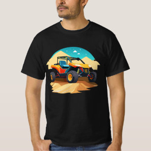 Camiseta ATV Buggy Cruzando o Deserto