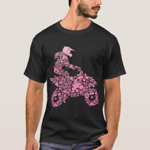 Camiseta ATV Girl Quad Bike 4 Wheeler Engraçado Quad para M