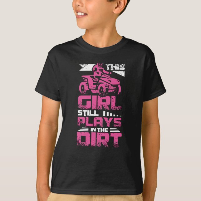Camiseta ATV Quad Girl (Frente)
